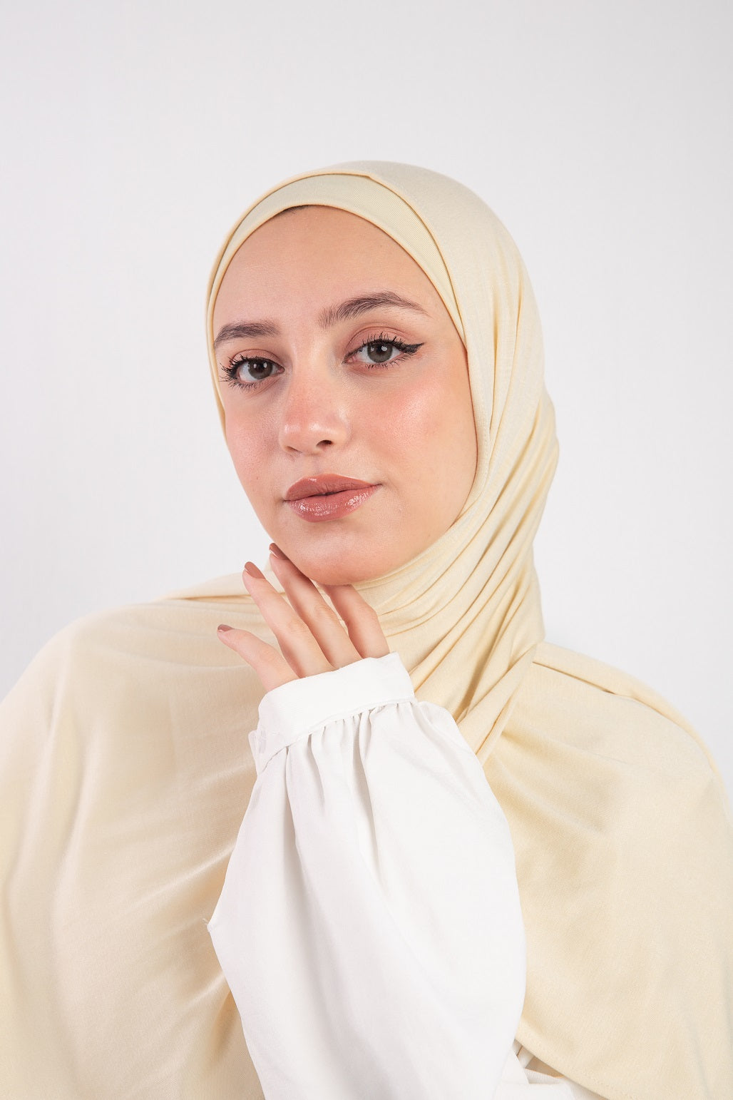 Set Jersey Bonnet - Light Beige