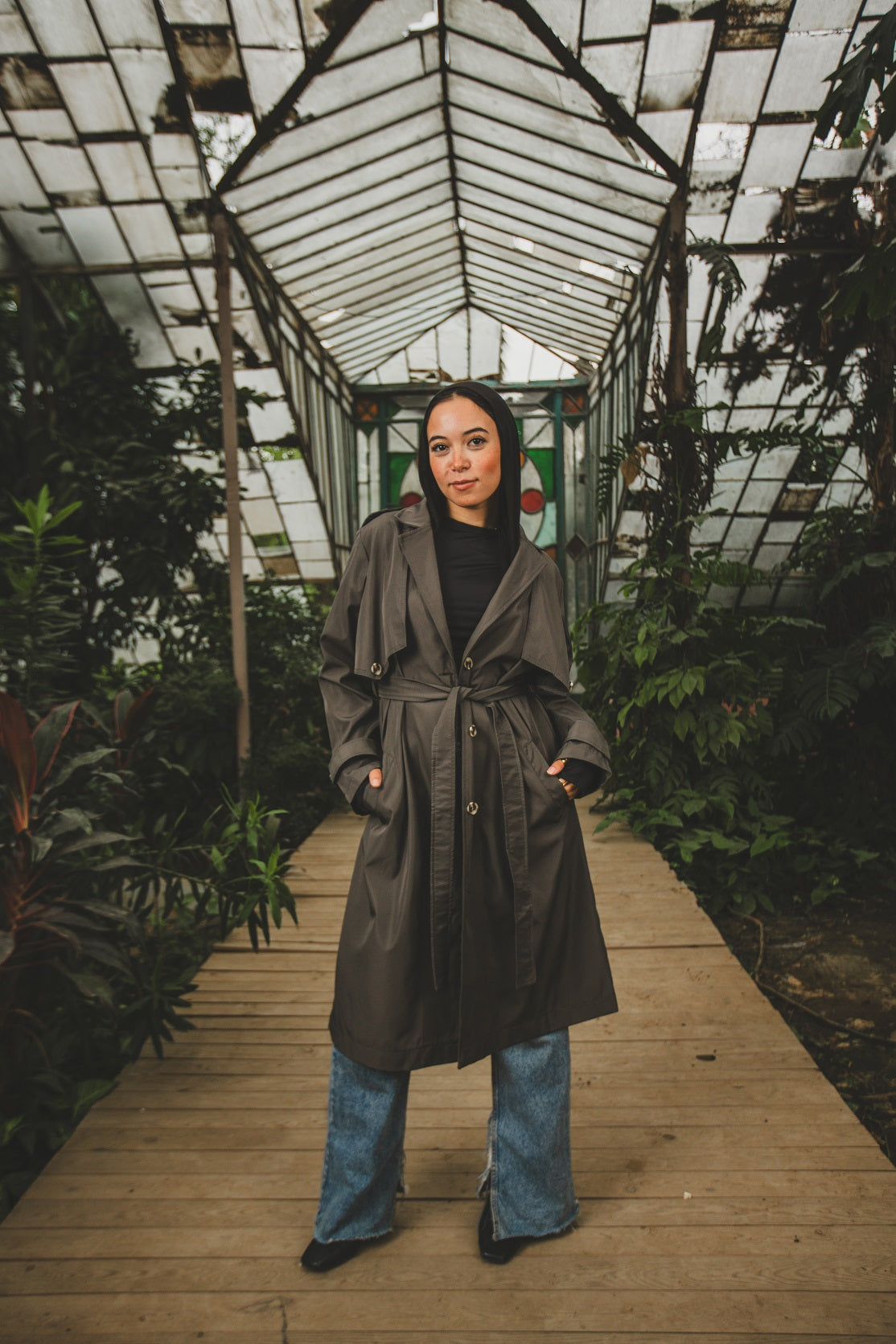 Eiffel Trench Coat - Black