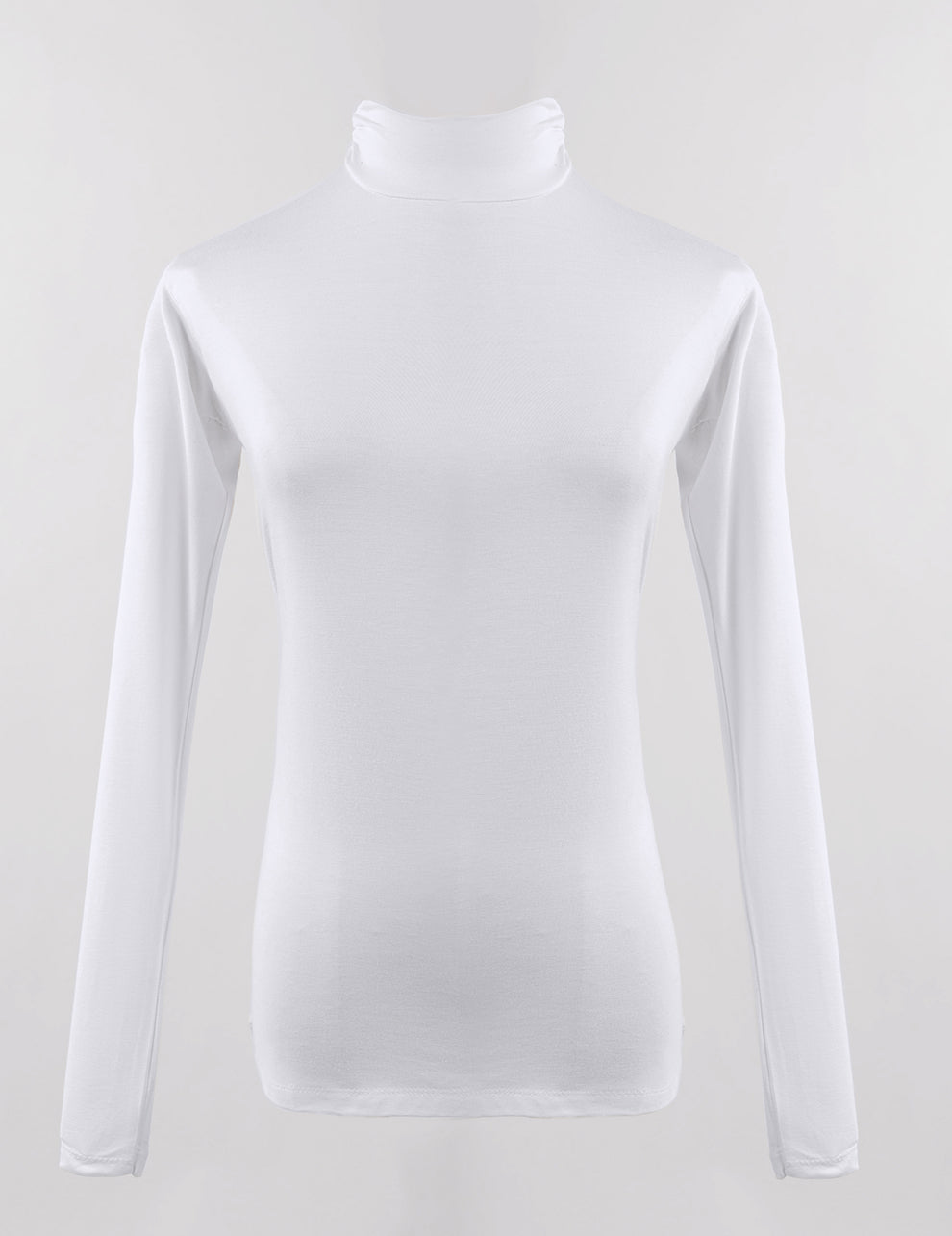 Cotton Undershirt Short Neck- White - Le Voile Americas