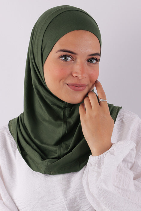 Two Piece Jersey Hijab - Le Voile Americas