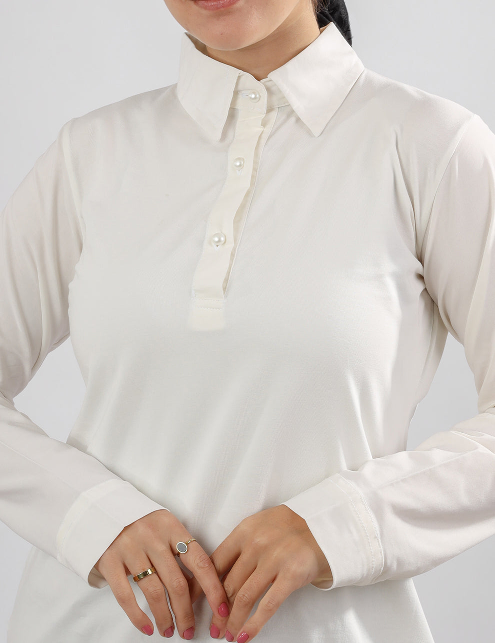 Full Chemise Cotton Body- Off White - Le Voile Americas