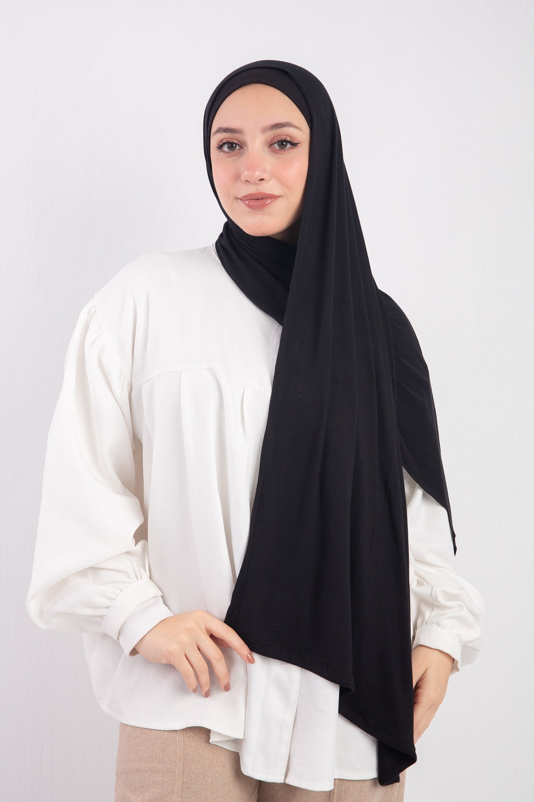 Set Jersey Bonnet - Black