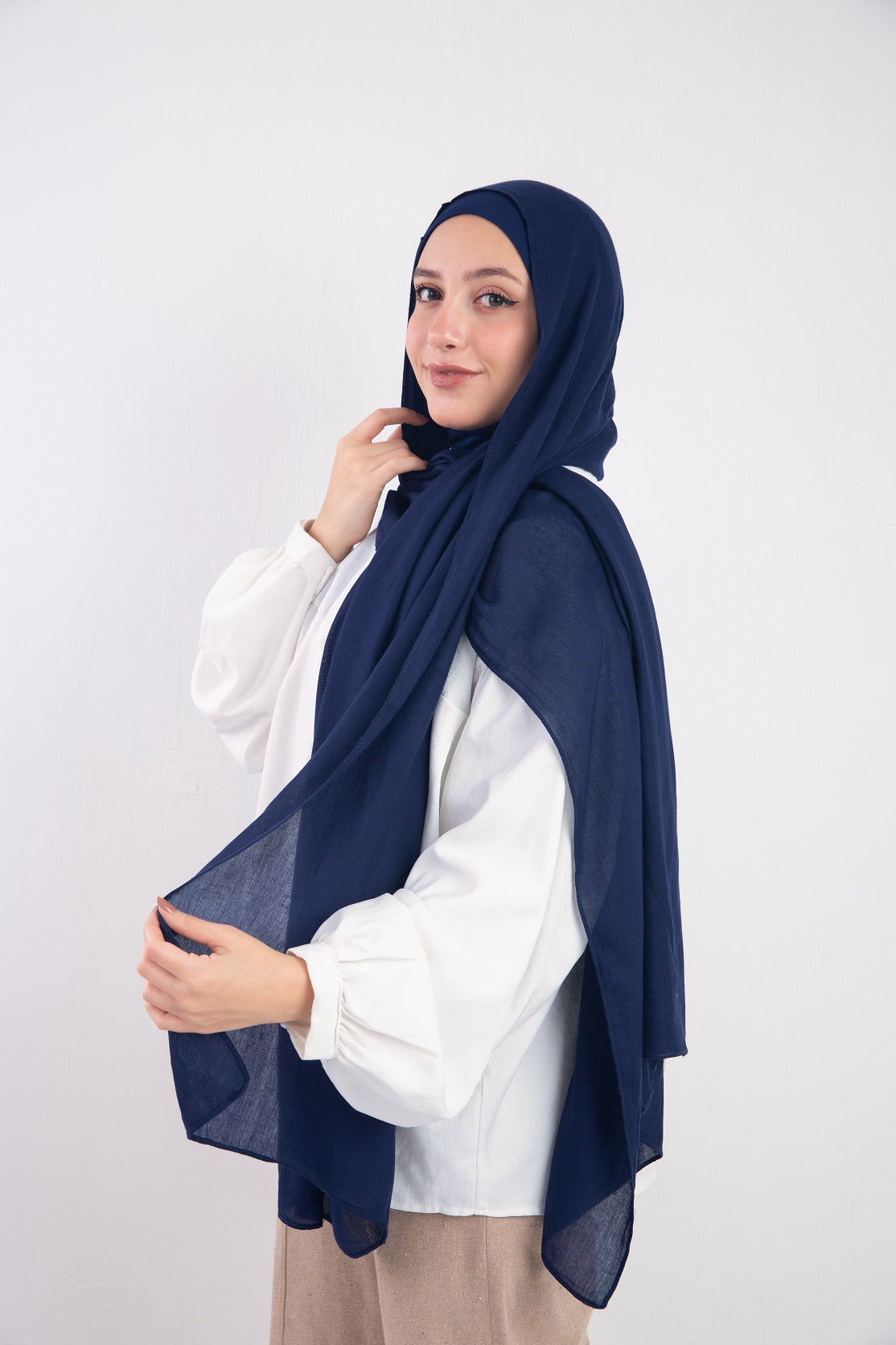 Set Modal Full Neck - Navy