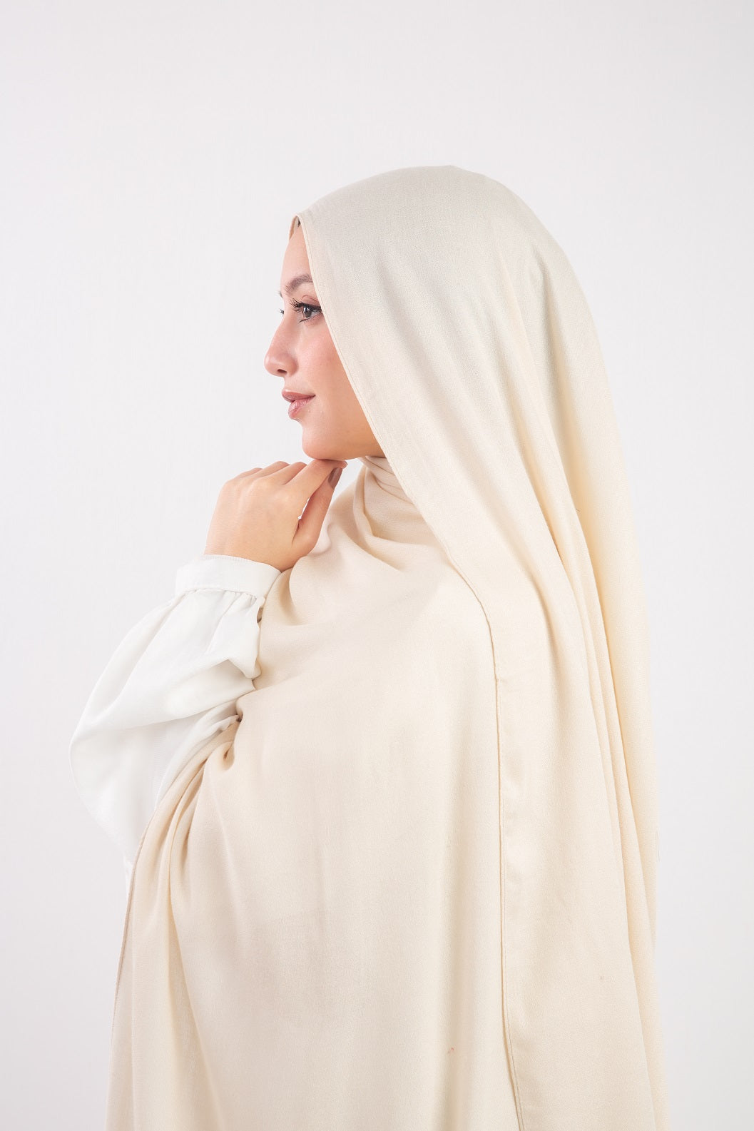 Elegance Modal Hijab -Light Beige