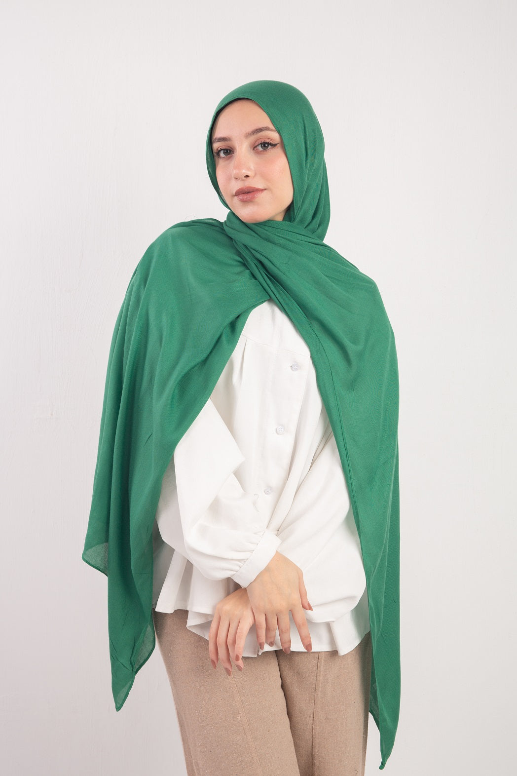 Everyday Modal Hijab-Forest Green