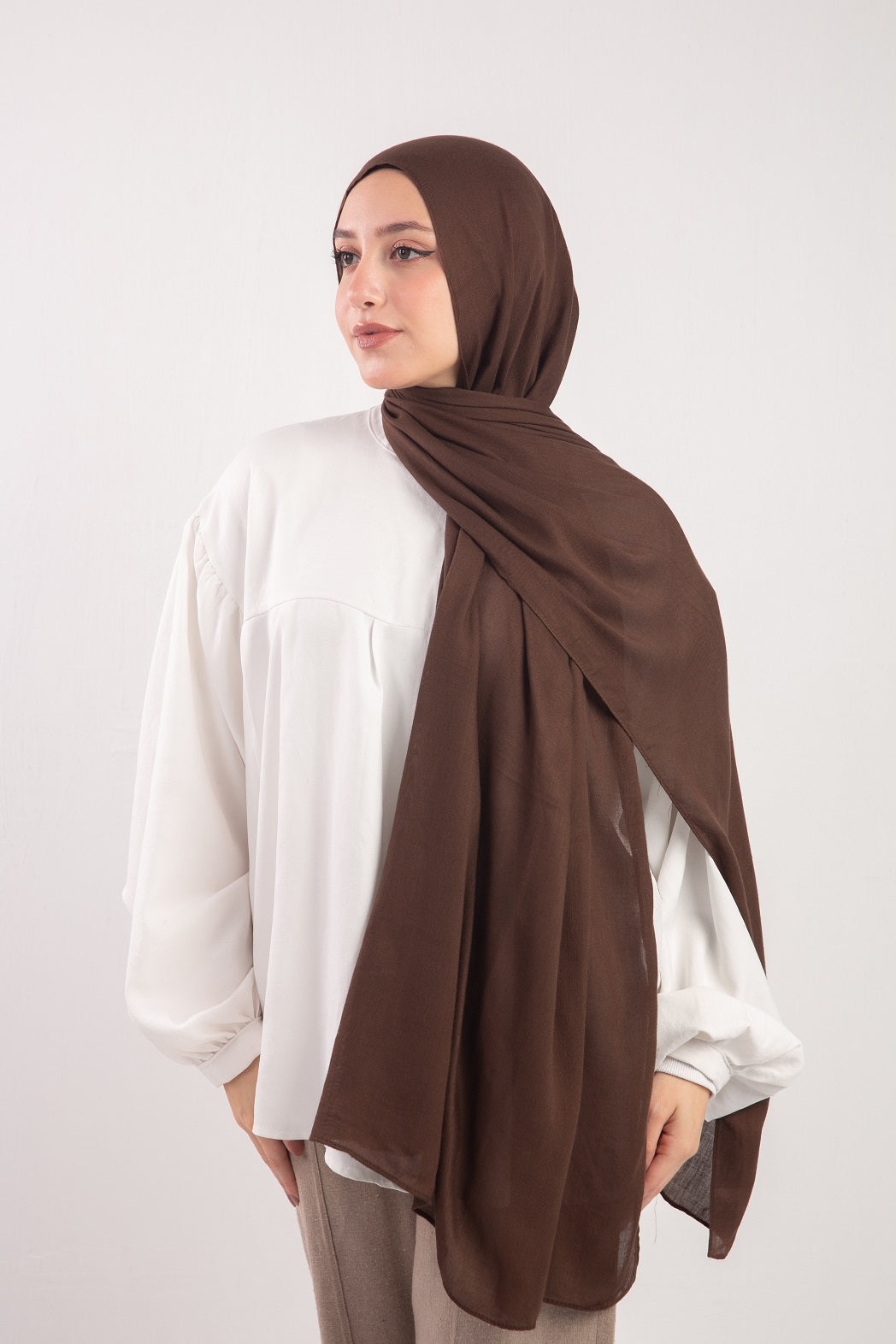 Everyday Modal Hijab-Chocolate Brown