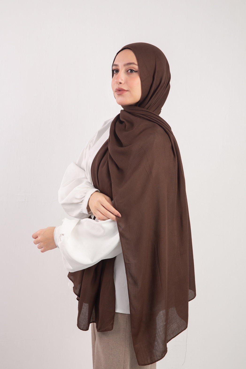 Everyday Modal Hijab-Chocolate Brown