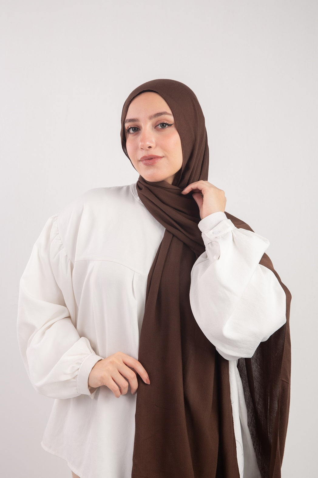 Everyday Modal Hijab-Chocolate Brown