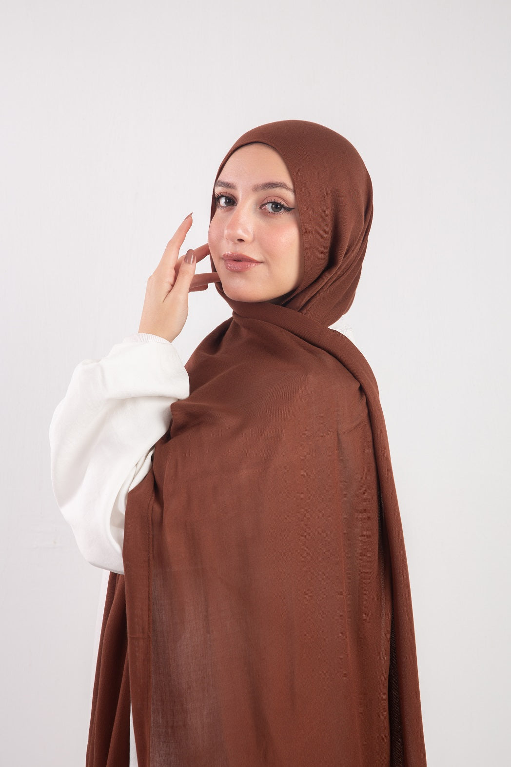 Everyday Modal Hijab-Caramel Brown