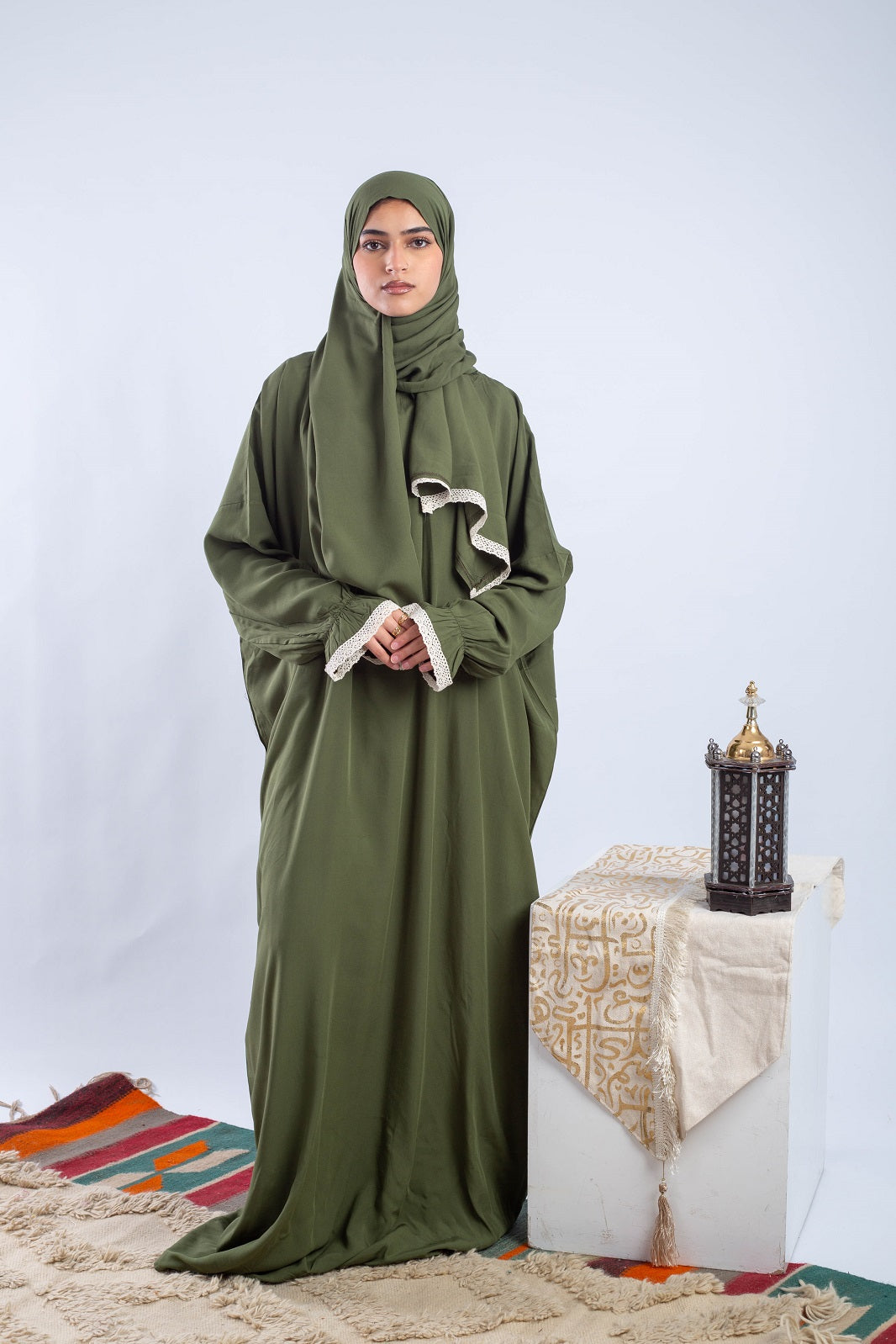 Iman Prayer Set - Olive