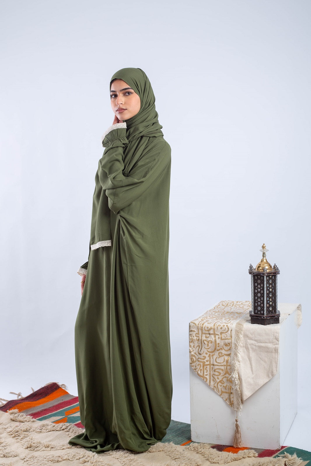 Iman Prayer Set - Olive