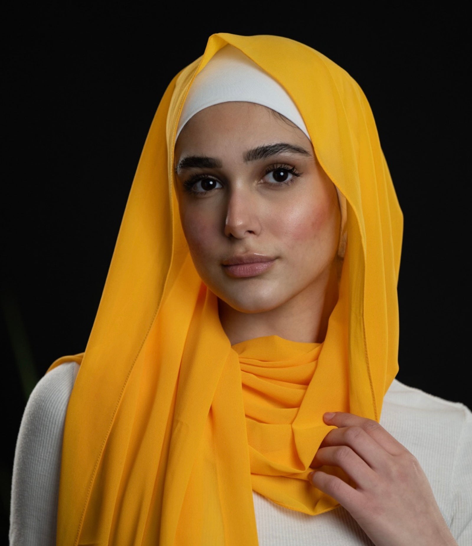 Essential Chiffon Hijab - Mustard