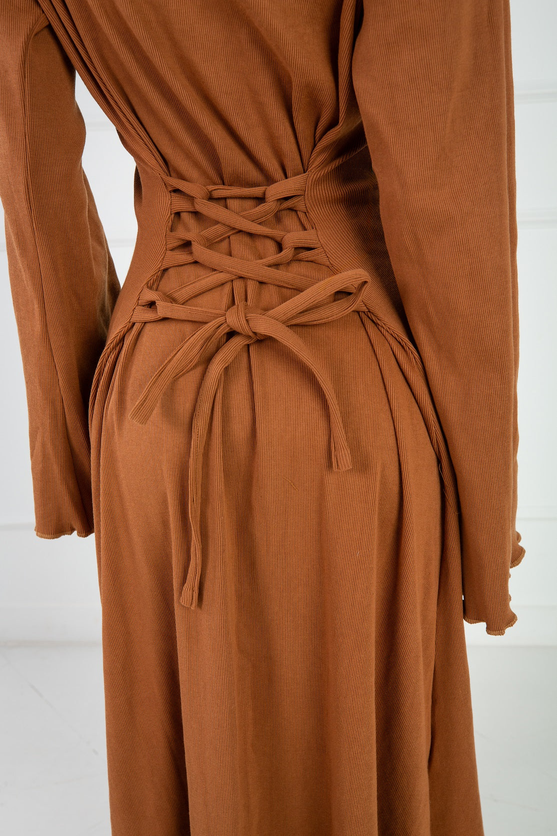 Shapely Dress - Cinnamon Brown