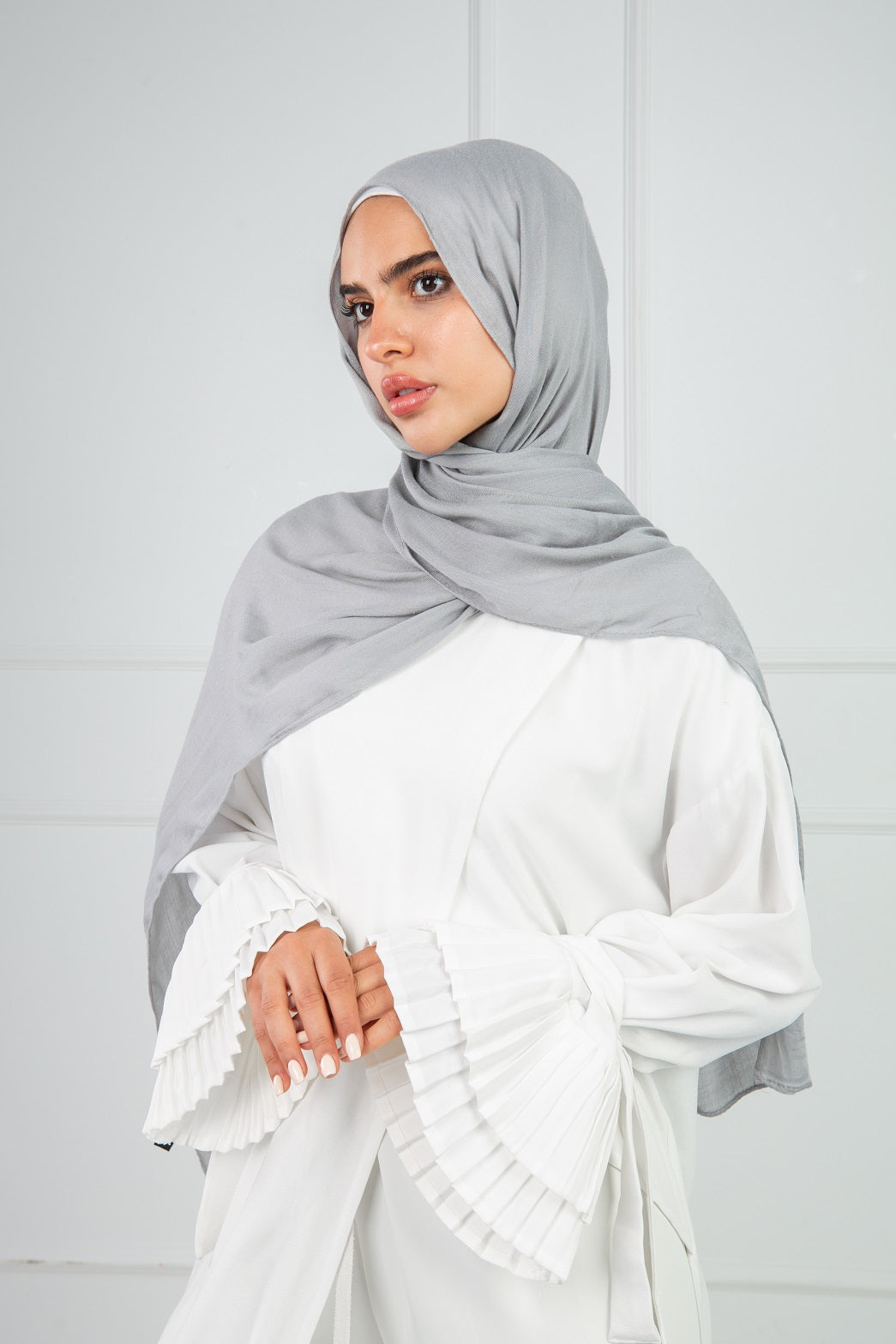 Everyday Modal Hijab-Light Grey