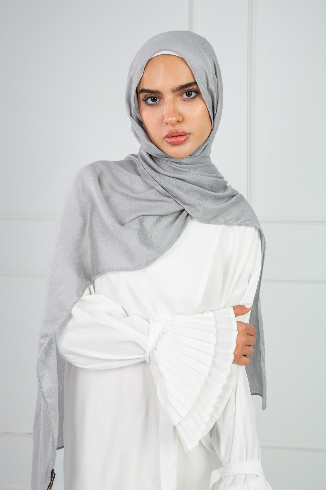 Everyday Modal Hijab-Light Grey