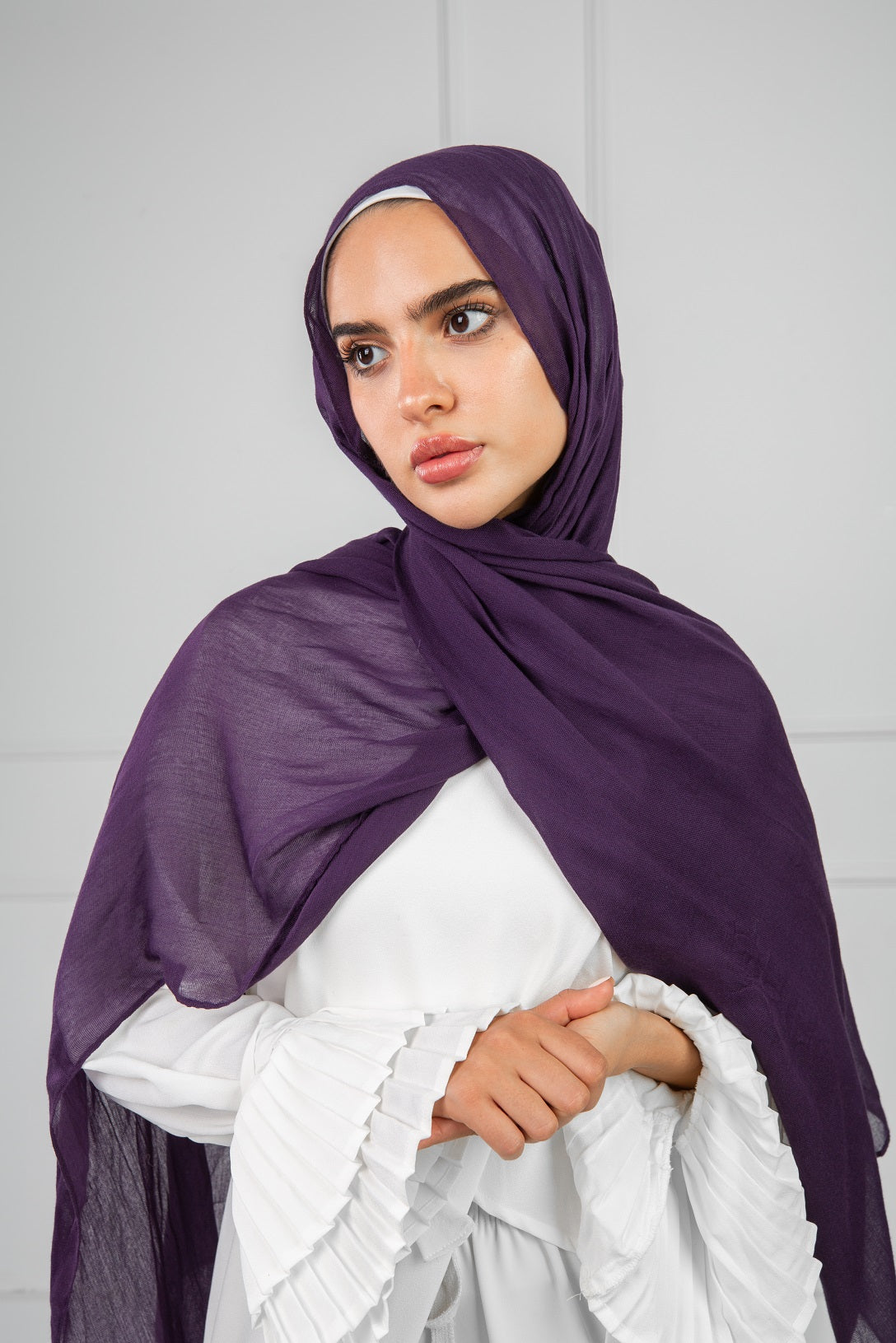 Everyday Modal Hijab- Plum