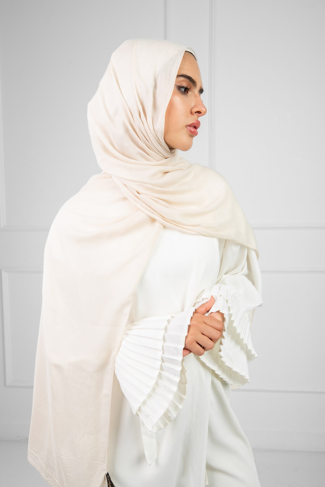 Everyday Modal Hijab-Ivory Beige