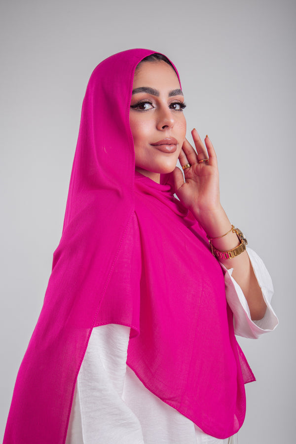 Everyday Modal Hijab-Barbie Pink