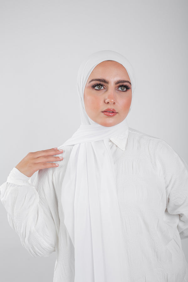 Essential Chiffon Hijab-White