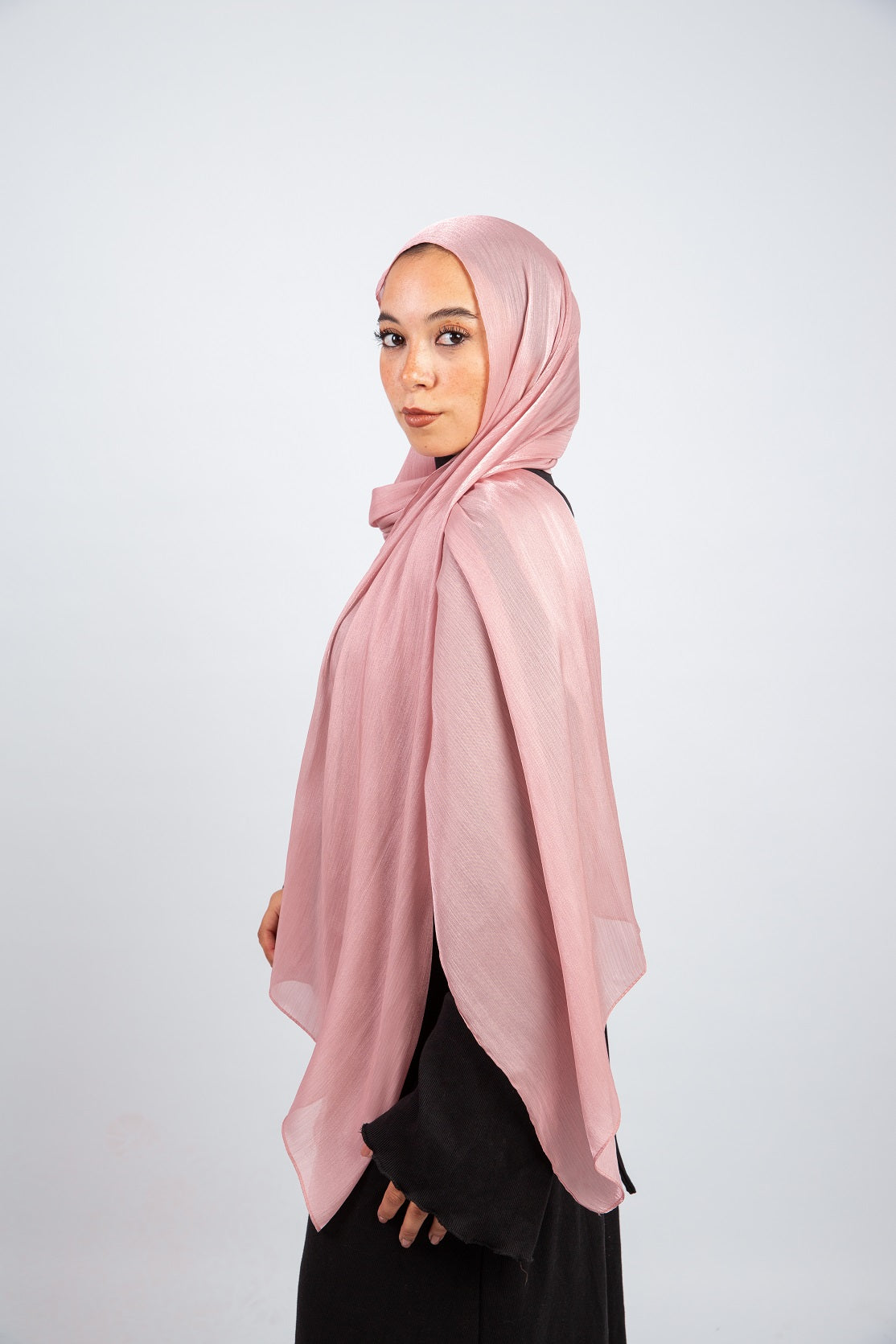 Organza Scarf - Blush Pink