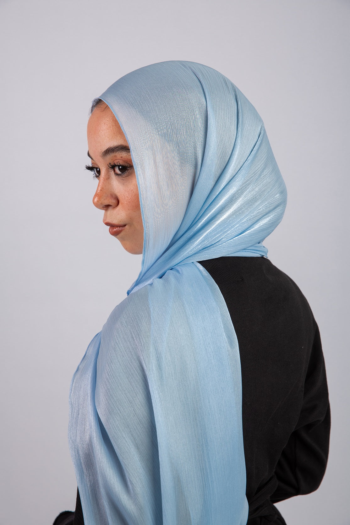 Organza Scarf - Baby Blue