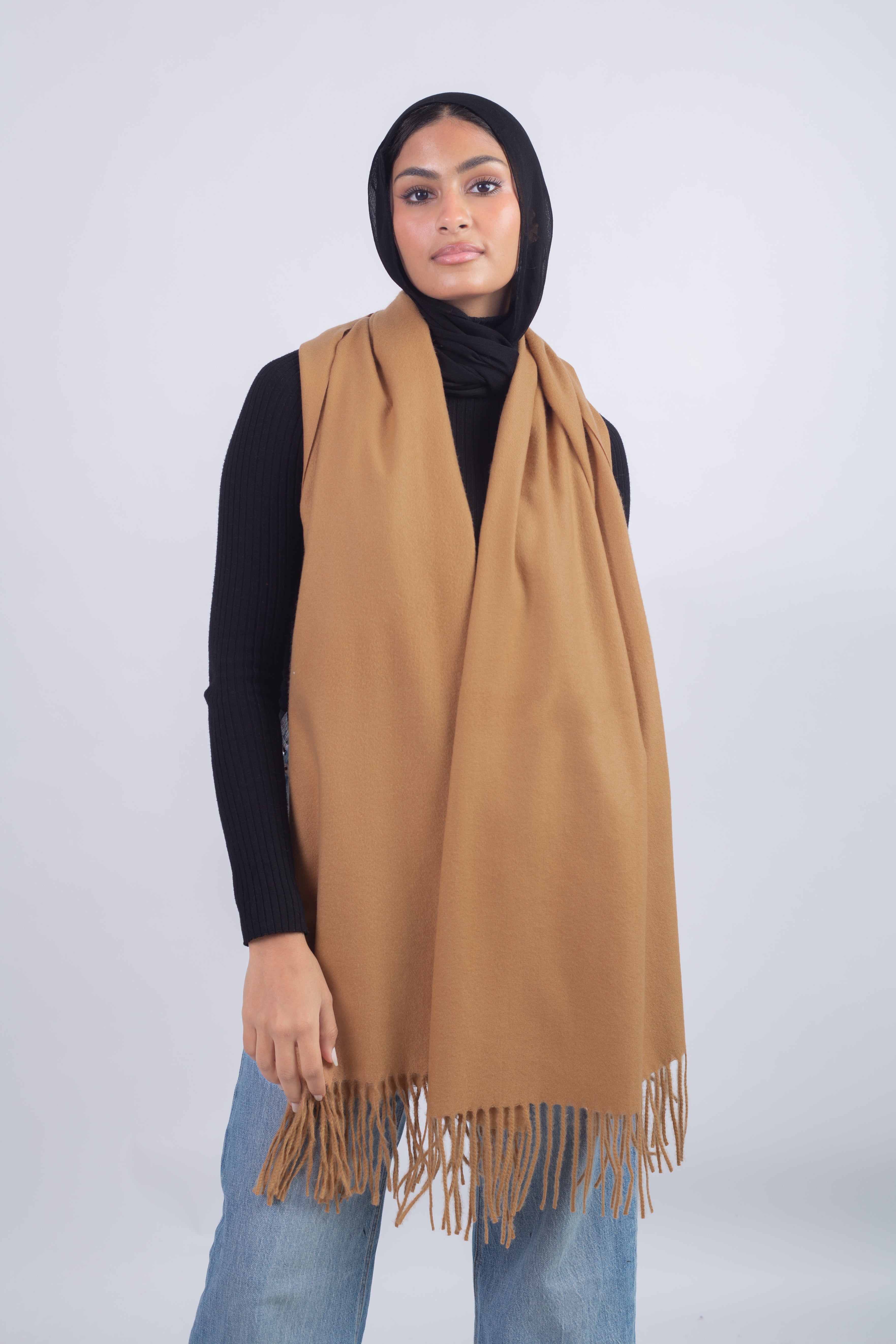 Plain Shawl - Camel