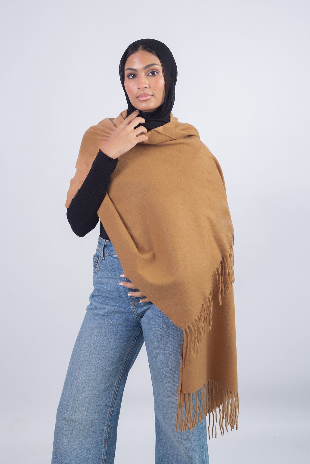 Plain Shawl - Camel