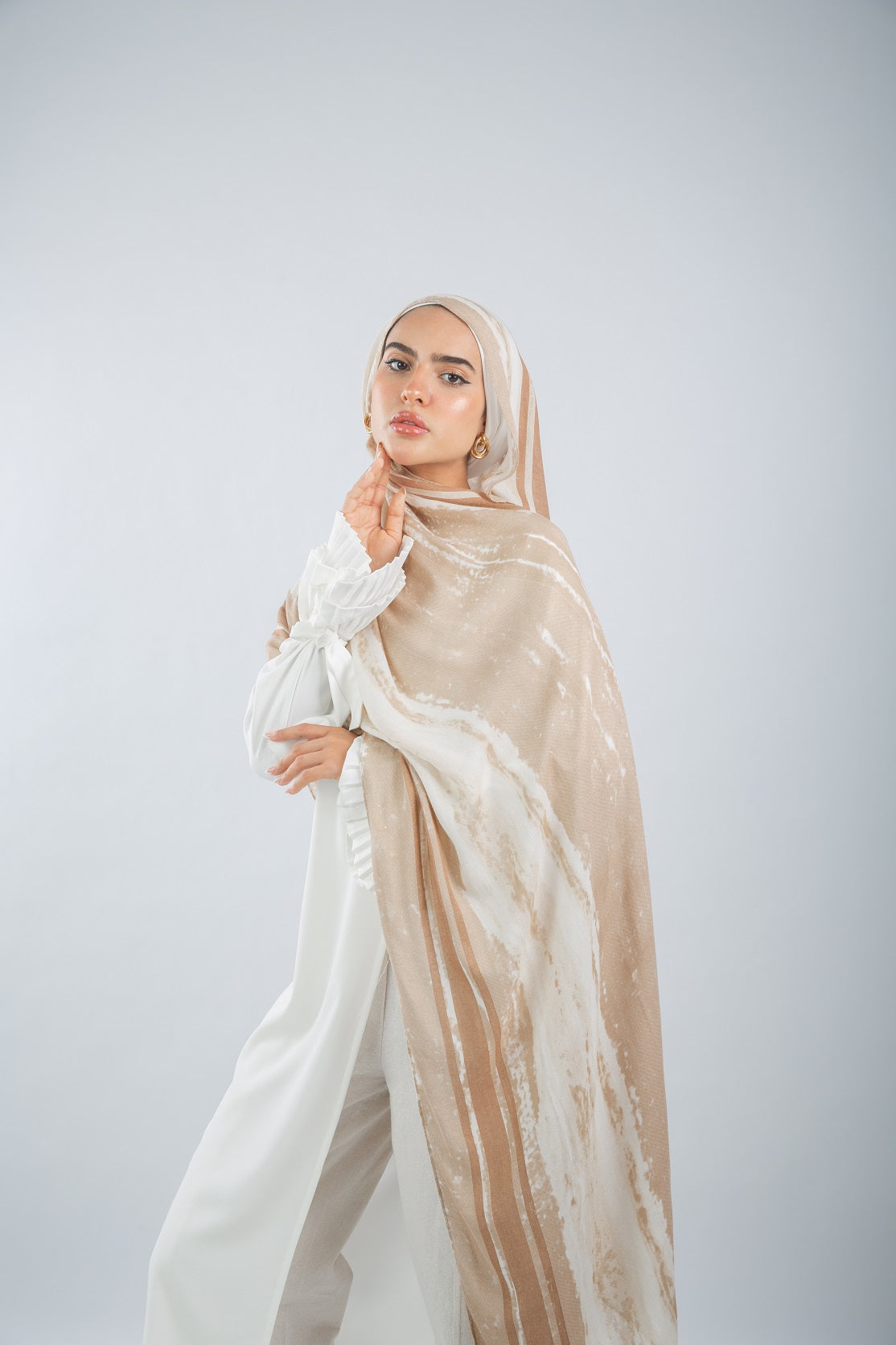 Marbliss Printed Modal - Beige