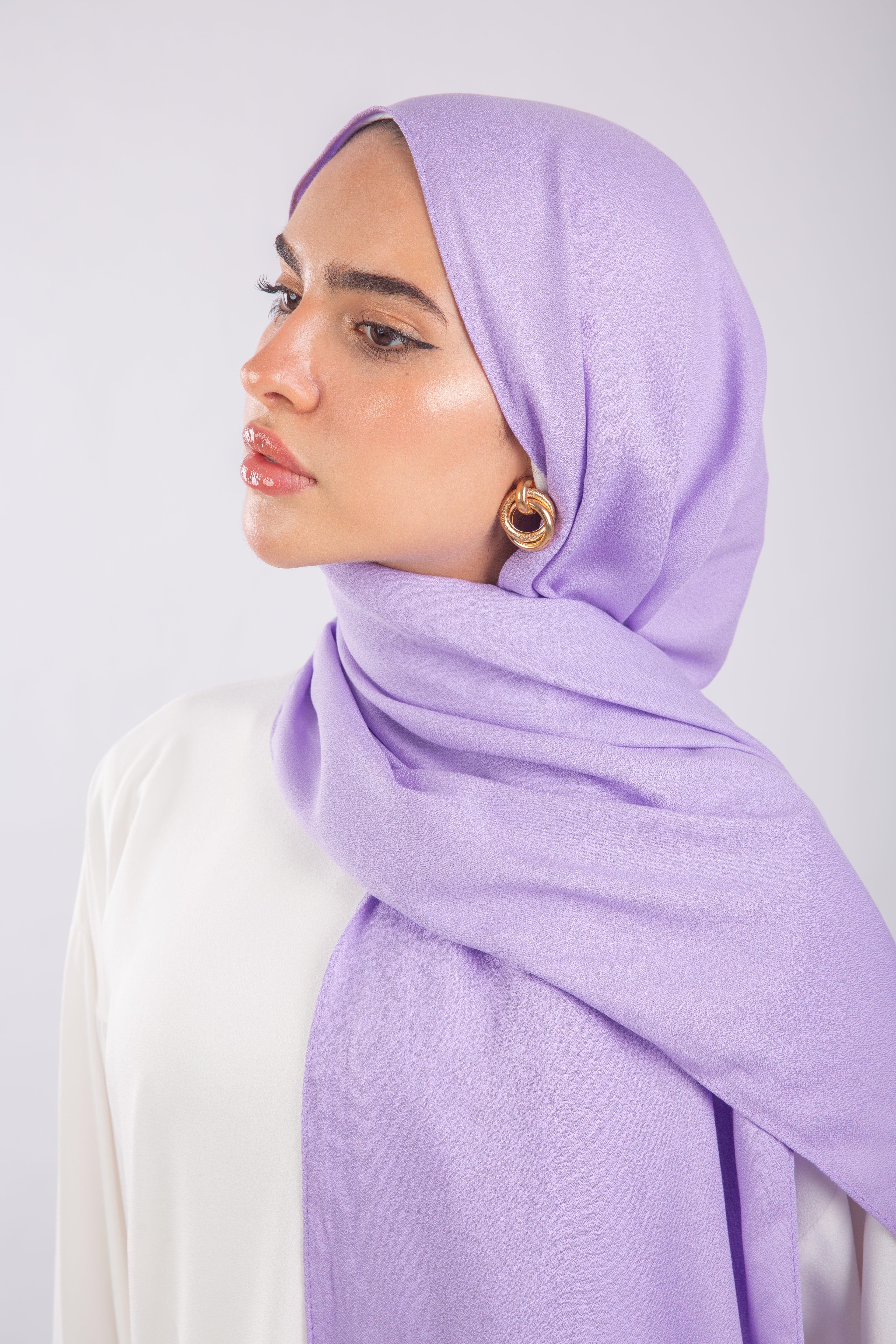 Elegance Modal Hijab -Periwinkle Purple