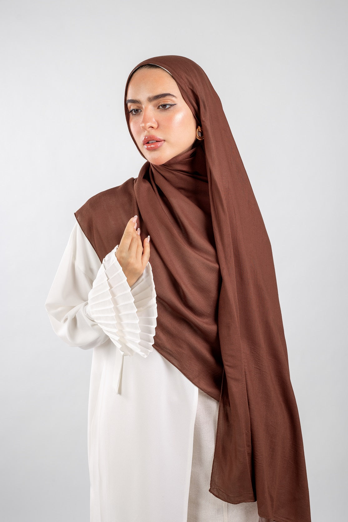 Everyday Modal Hijab-Caramel Brown