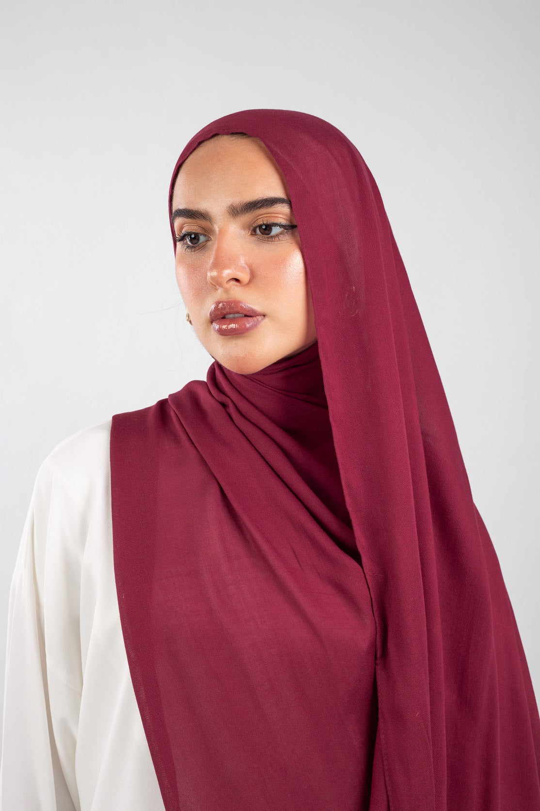 Everyday Modal Hijab- Maroon