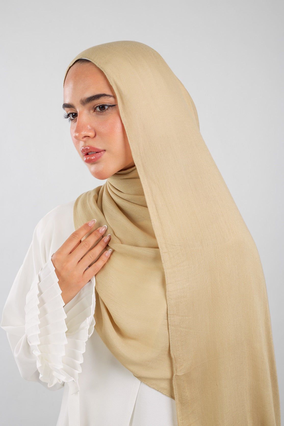 Everyday Modal Hijab-Sand beige