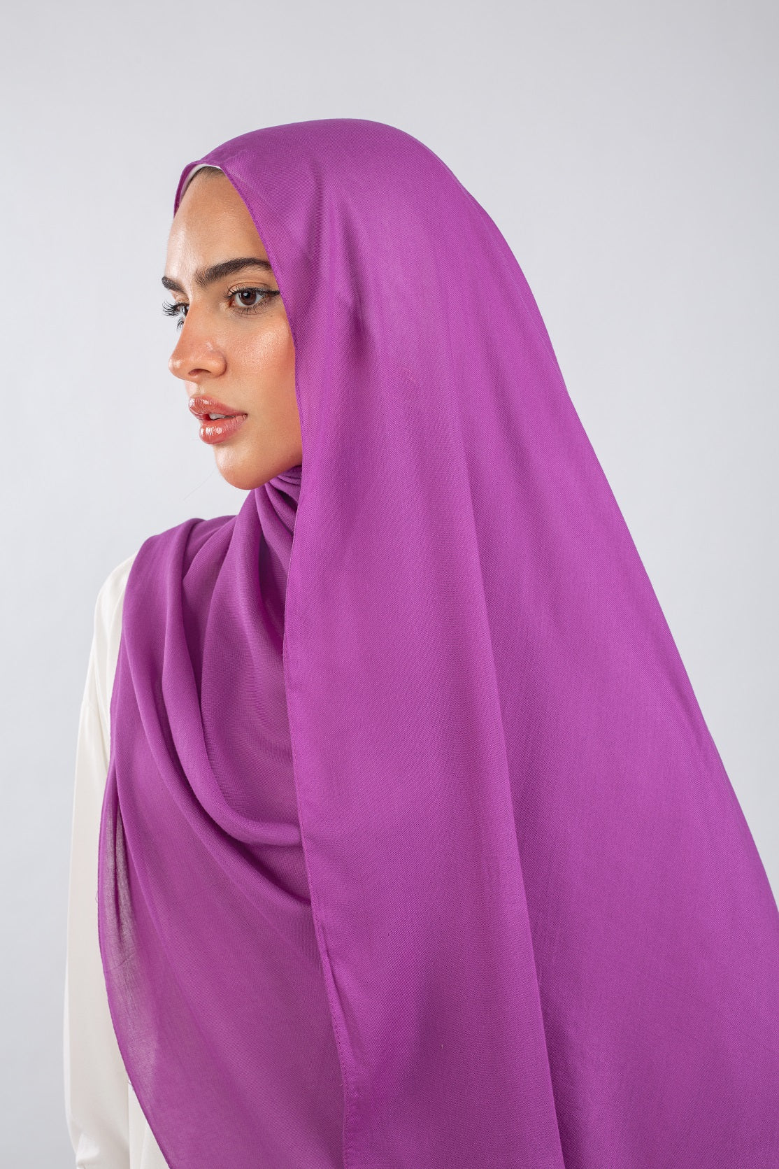 Everyday Modal Hijab-Dark Magenta