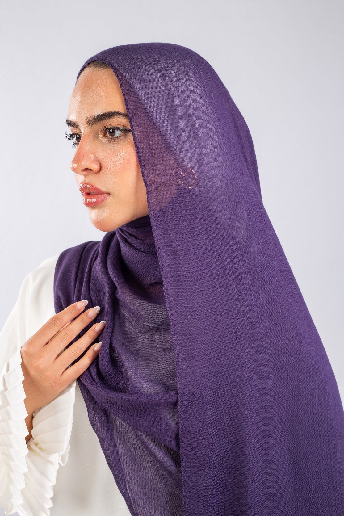 Everyday Modal Hijab- Plum