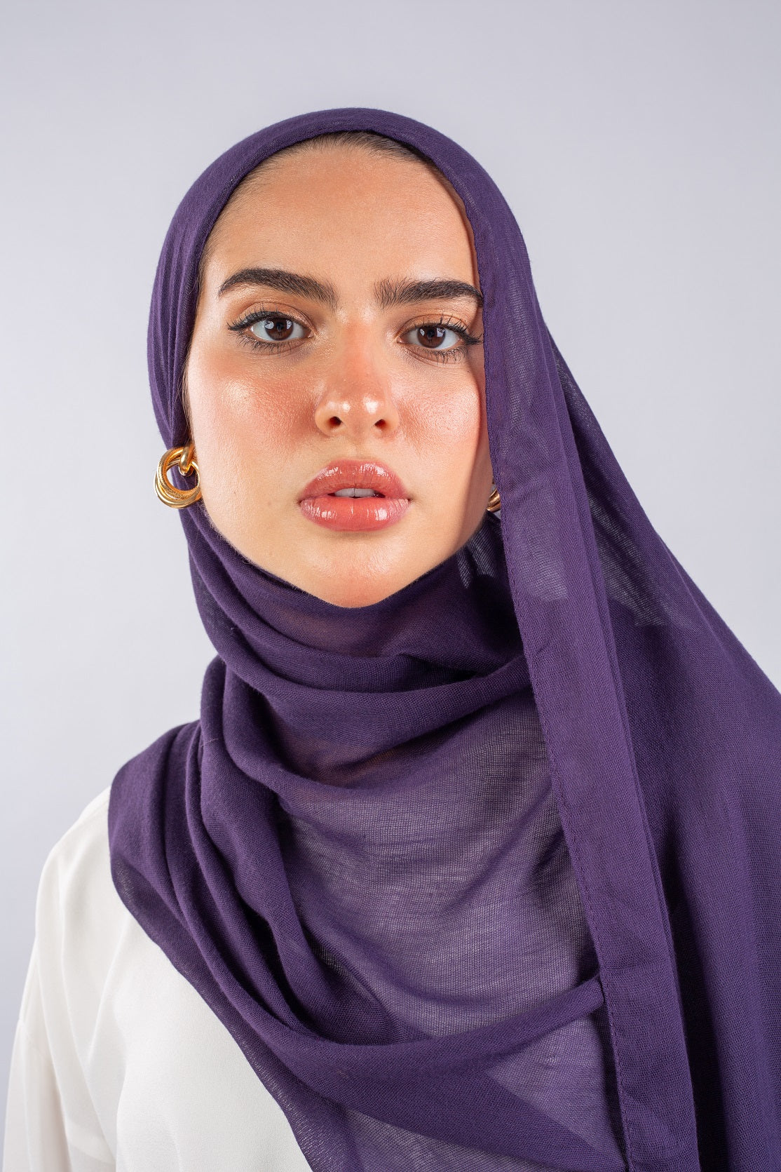 Everyday Modal Hijab- Plum