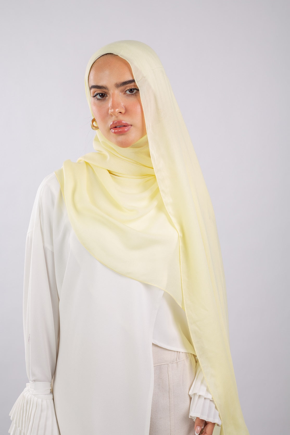 Everyday Modal Hijab-Light Yellow